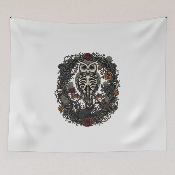 Item preview, Halloween Owl designed and sold by Chaotic Neutral.