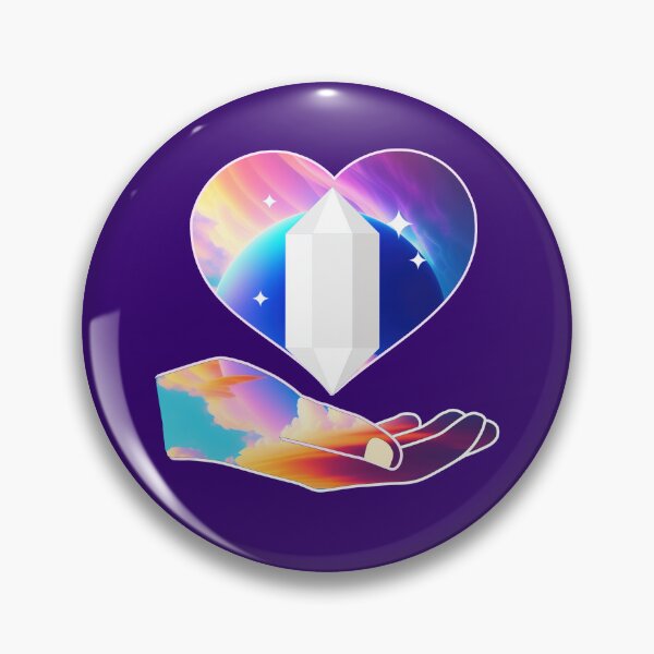 Item preview, Opalite in Heart | Crystal Love Energy Design designed and sold by ArtsyExplorer.