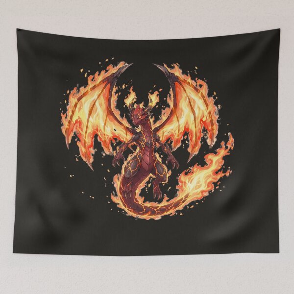 Item preview, Magma Inferno Dragon | Volcanic Fire Elemental Wyvern designed and sold by E-SarnEdge.