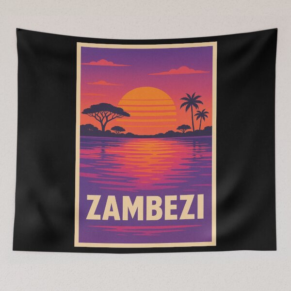 Item preview, Zambezi River - beautiful version designed and sold by DamioPolArt.