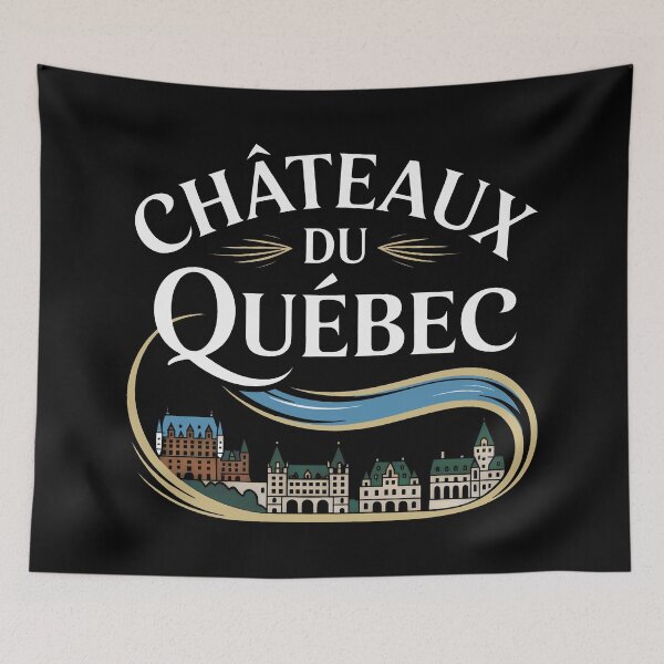Item preview, Iconic Québec Architecture Framed by Blue River designed and sold by SplashTastic.