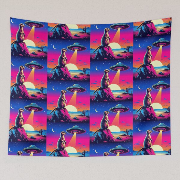 Item preview, Suricata and ufo designed and sold by Dogandesighn.