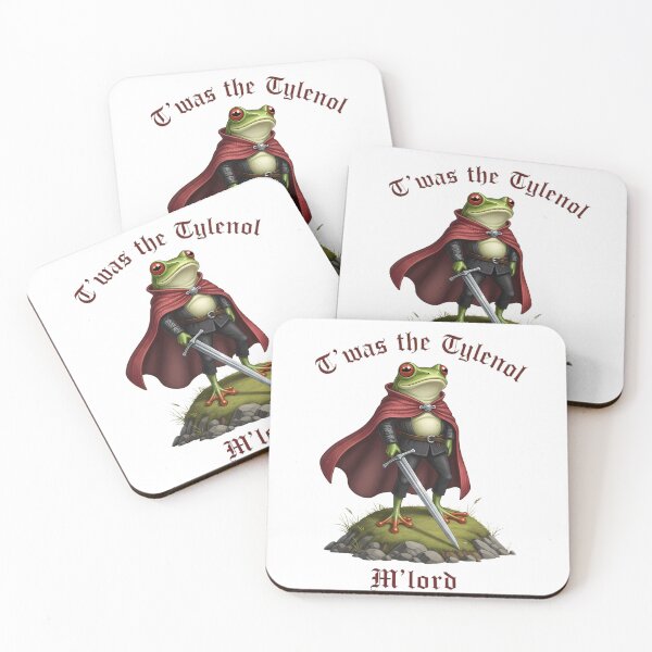 Item preview, Twas the Tylenol M'lord Funny Frog Liberal Meme designed and sold by liora1pastel.