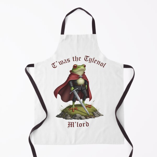 Item preview, Twas the Tylenol M'lord Funny Frog Liberal Meme designed and sold by liora1pastel.