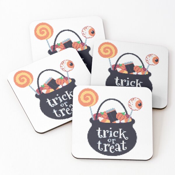 Item preview, Pixel Trick or Treat designed and sold by Planetation.