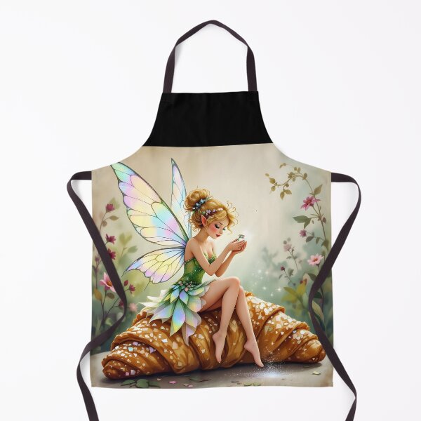 Item preview, Sugar Dust Fairy – Sweet Croissant Magic designed and sold by EvaAngel.