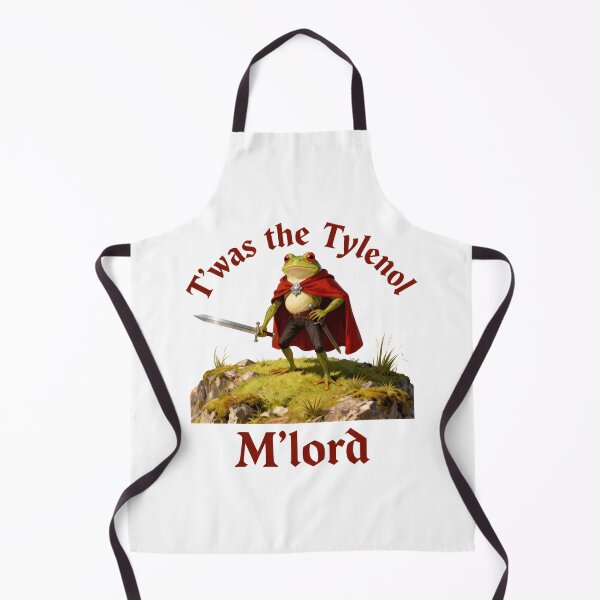 Item preview, Twas the Tylenol M'lord Funny Frog Liberal Meme designed and sold by liora1pastel.