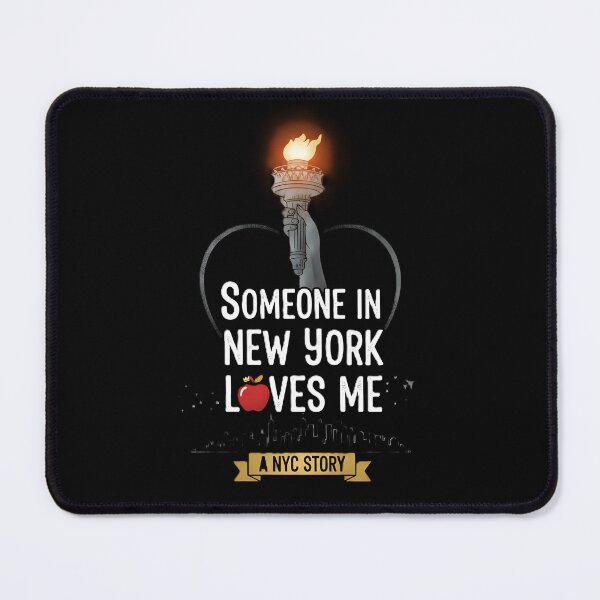 Item preview, A NYC Story: Someone In New York Loves Me - Liberty Torch & Big Apple Love designed and sold by DMNindustries.