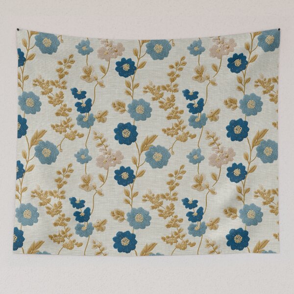 Item preview, Bold Whimsical Floral Embroidery For Garden Lover Gift designed and sold by RoyalStarsPatts.