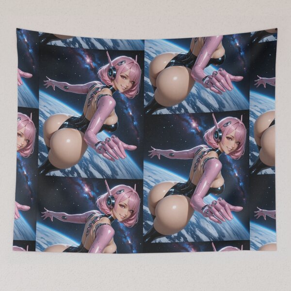 Item preview, Galactic Explorer – Futuristic Digital Illustration in Space designed and sold by Planet Utoppia.