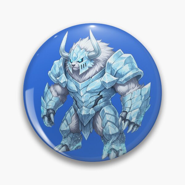 Item preview, Frostforged Yeti Juggernaut | Glacial Guardian in Ice Armor designed and sold by E-SarnEdge.