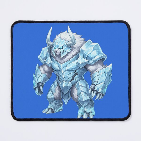 Item preview, Frostforged Yeti Juggernaut | Glacial Guardian in Ice Armor designed and sold by E-SarnEdge.