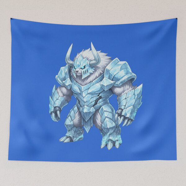 Item preview, Frostforged Yeti Juggernaut | Glacial Guardian in Ice Armor designed and sold by E-SarnEdge.