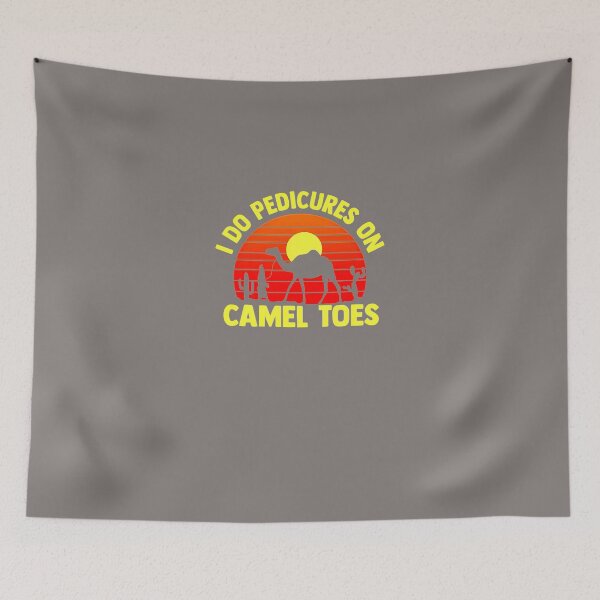 Item preview, I-DO-PEDICURES-ON-CAMEL-TOES--VINTAGE-SUNSET-T-SHIRT designed and sold by hillermancarrie.