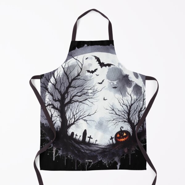 Item preview, Haunted Moonlit Graveyard – Spooky Halloween Night Art designed and sold by DirtyDishCloth.