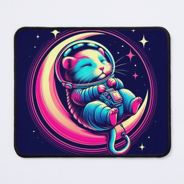 Item preview, cute astronaut hamster designed and sold by Dogandesighn.