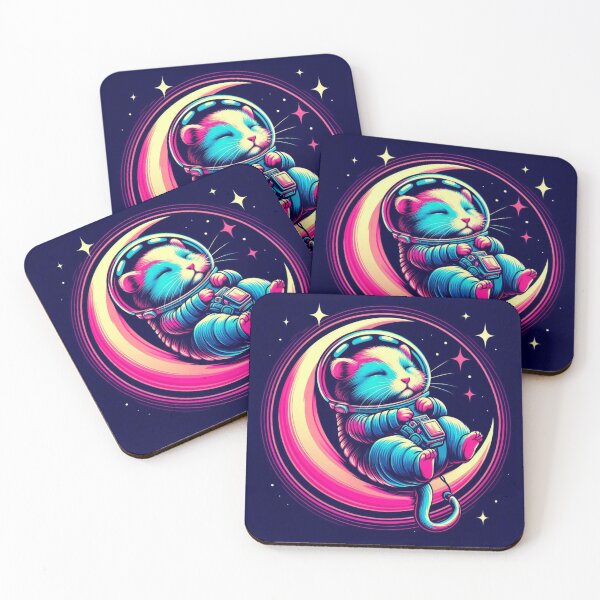 Item preview, cute astronaut hamster designed and sold by Dogandesighn.