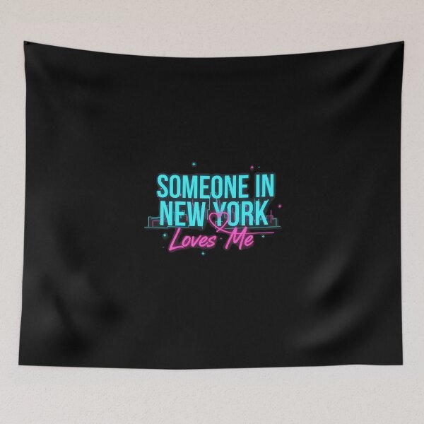 Item preview, Someone In New York Loves Me - Retro Neon Glow NYC Design designed and sold by DMNindustries.