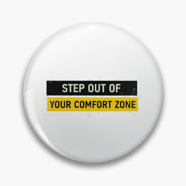 Item preview, Step Out of Your Comfort Zone – Motivational Quote Design designed and sold by Kavya Art.