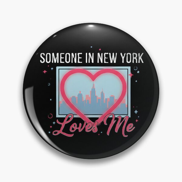 Item preview, Someone In New York Loves Me - Pastel Skyline Heart Window Design designed and sold by DMNindustries.