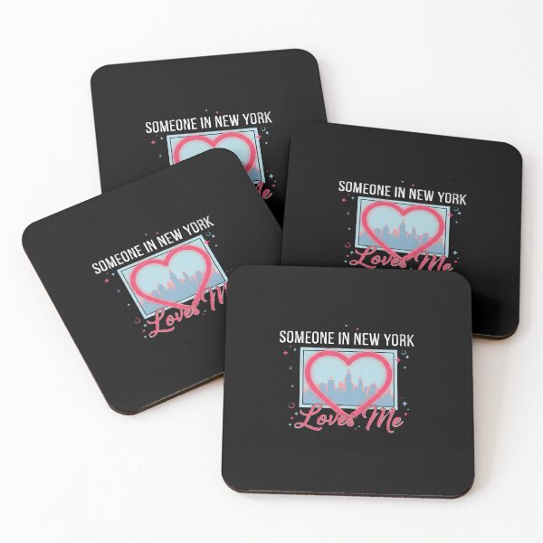 Item preview, Someone In New York Loves Me - Pastel Skyline Heart Window Design designed and sold by DMNindustries.