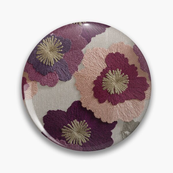 Item preview, Bold Wild Floral Embroidered Pattern For Retirement Gift designed and sold by RoyalStarsPatts.