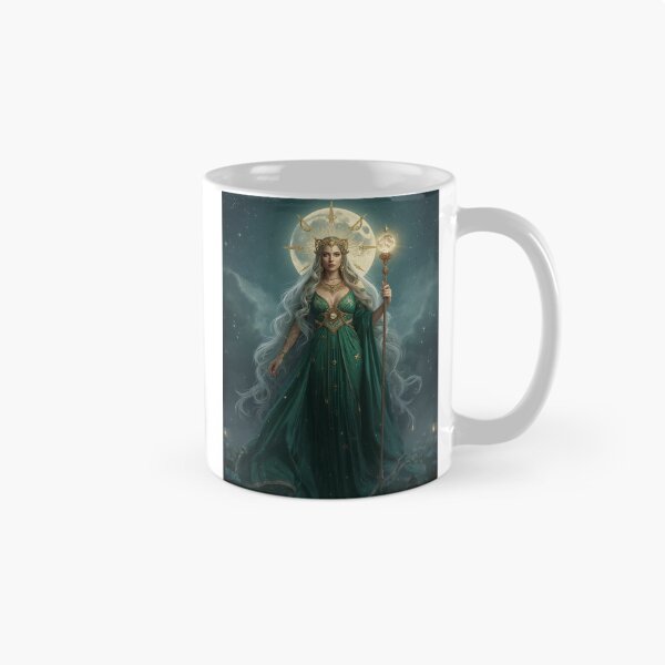 Item preview, Emerald Moon Goddess – Dark Celestial Queen of Stars and Secrets designed and sold by MissSaylor.