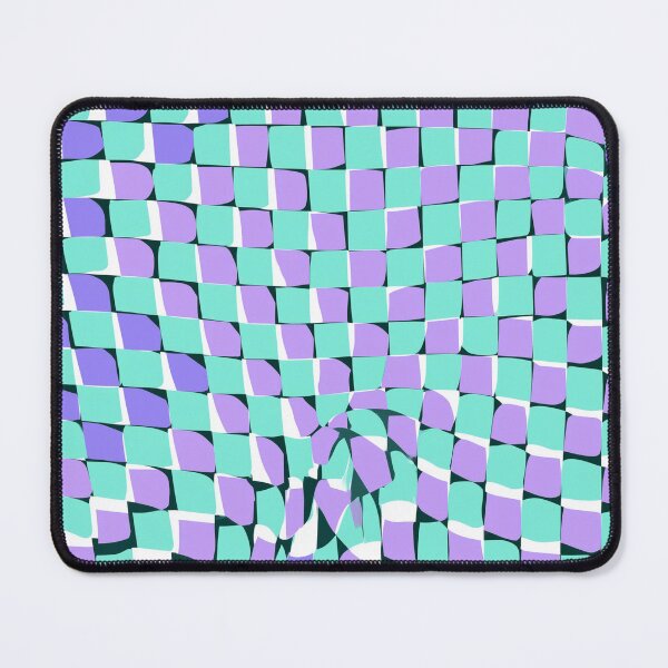 Item preview, Wavy Checkerboard Optical Illusion designed and sold by weirdfishes123.
