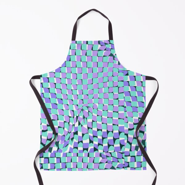 Item preview, Wavy Checkerboard Optical Illusion designed and sold by weirdfishes123.