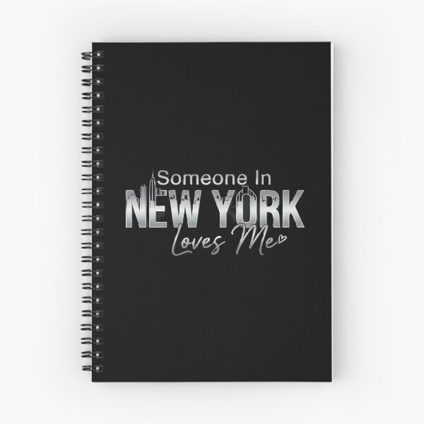 Item preview, Someone In New York Loves Me - Sleek Chrome Metallic NYC Design designed and sold by DMNindustries.