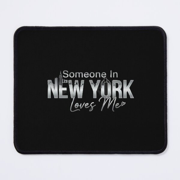 Item preview, Someone In New York Loves Me - Sleek Chrome Metallic NYC Design designed and sold by DMNindustries.