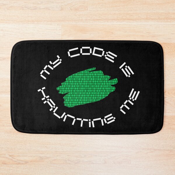 Item preview, My Code Is Haunting Me - funny design for IT, programmers and geeks designed and sold by mARTaCreation.