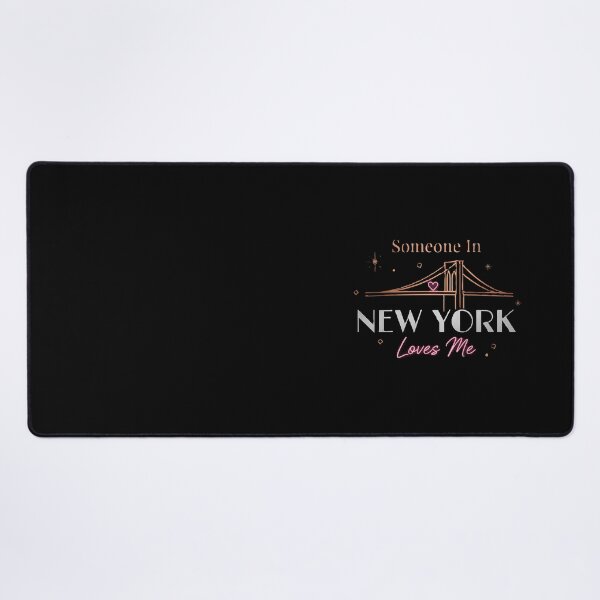 Item preview, Someone In New York Loves Me - Rose Gold Bridge & Metallic Lettering designed and sold by DMNindustries.