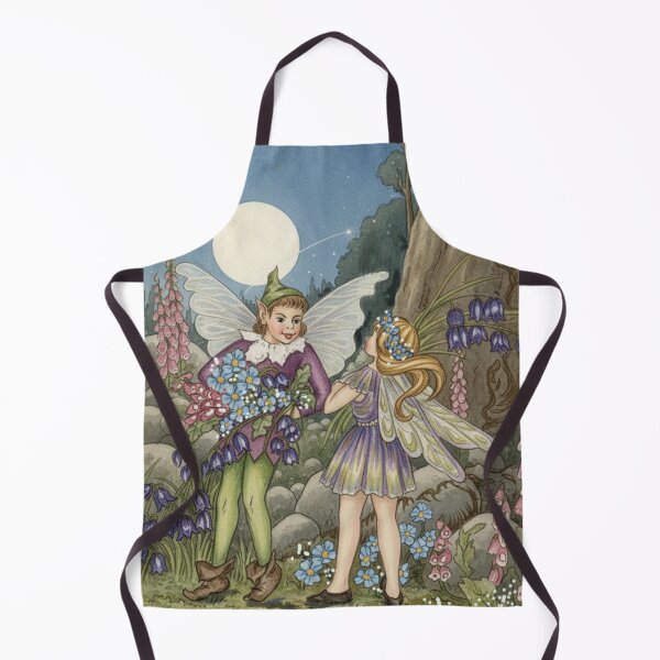 Item preview, Faeries Gathering flowers by moonlight designed and sold by Faerieglen.