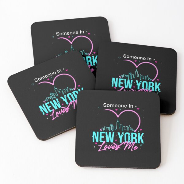 Item preview, Someone In New York Loves Me - Pop Art City Love Skyline Design designed and sold by DMNindustries.