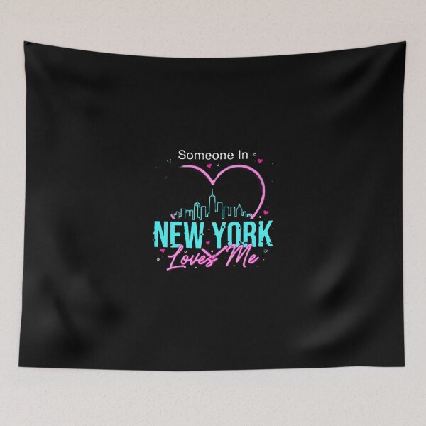 Item preview, Someone In New York Loves Me - Pop Art City Love Skyline Design designed and sold by DMNindustries.