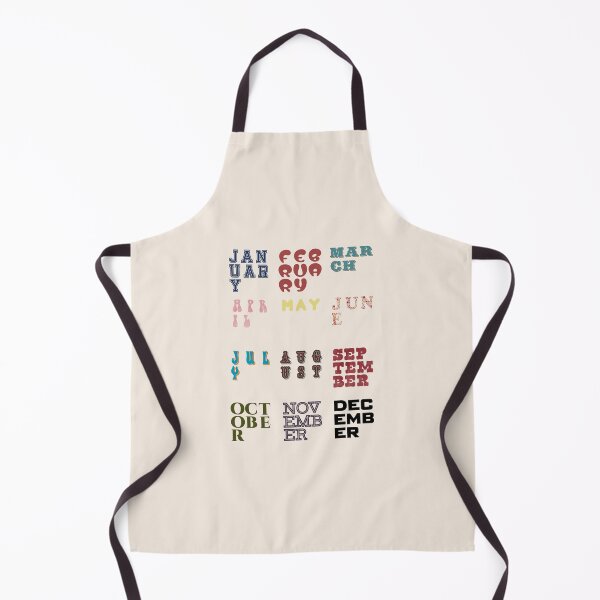 Item preview, Twelve Months Retro Typography Design Collection designed and sold by trepiu.