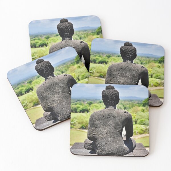 Item preview, Silent meditation facing the horizon of Borobudur designed and sold by franck380.