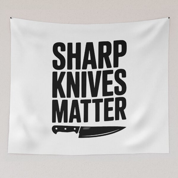 Item preview, Sharp Knives Matter designed and sold by Frank Ring.