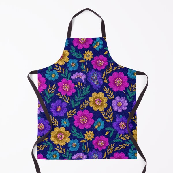 Item preview, Chic Wild Embroidered Flower For Rustic Charm designed and sold by RoyalStarsPatts.