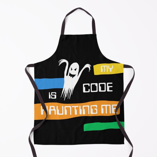 Item preview, My Code Is Haunting Me - funny design for IT, programmers and geeks designed and sold by mARTaCreation.