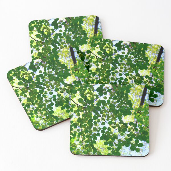 Item preview, Green leaves of autumn trees designed and sold by olena2552.