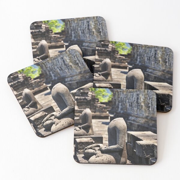Item preview, Silent meditation facing the horizon of Borobudur designed and sold by franck380.