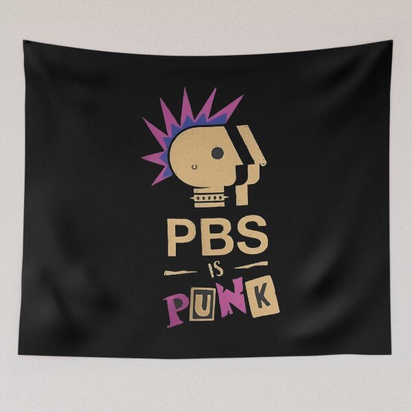 Item preview, PBS Is Punk T-Shirt | Funny Retro Punk Rock designed and sold by StanaLuis.