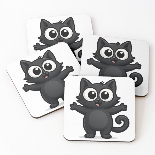 Item preview, Chubby Standing Cat | Kawaii Kitty with Open Arms | Cute Funny Round Belly Illustration designed and sold by PrintCreations9.