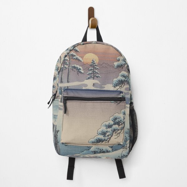 Item preview, Silent Pines – Vintage Ukiyo-e Winter Walk designed and sold by Vandy Fullam.