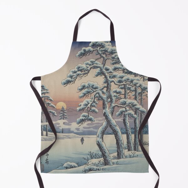 Item preview, Silent Pines – Vintage Ukiyo-e Winter Walk designed and sold by Vandy Fullam.