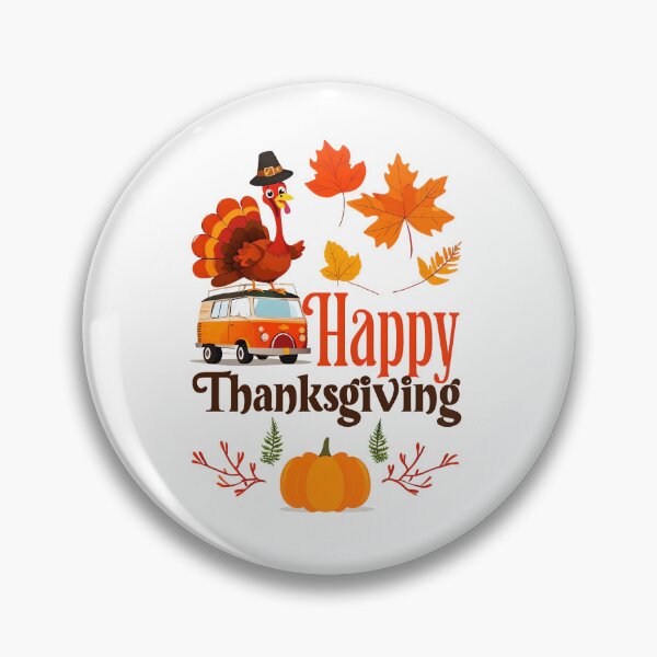 Artikelvorschau, Niedliche Truthahn-Illustration - entzückendes Thanksgiving-Design entworfen und verkauft von GoxyVision.