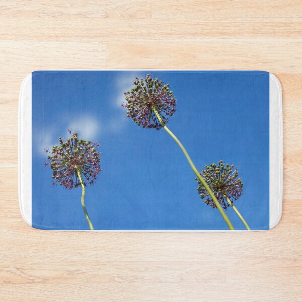 Item preview, Cute flowers against blue sky background designed and sold by olena2552.