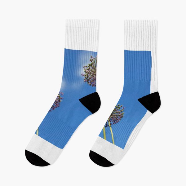 Item preview, Cute flowers against blue sky background designed and sold by olena2552.